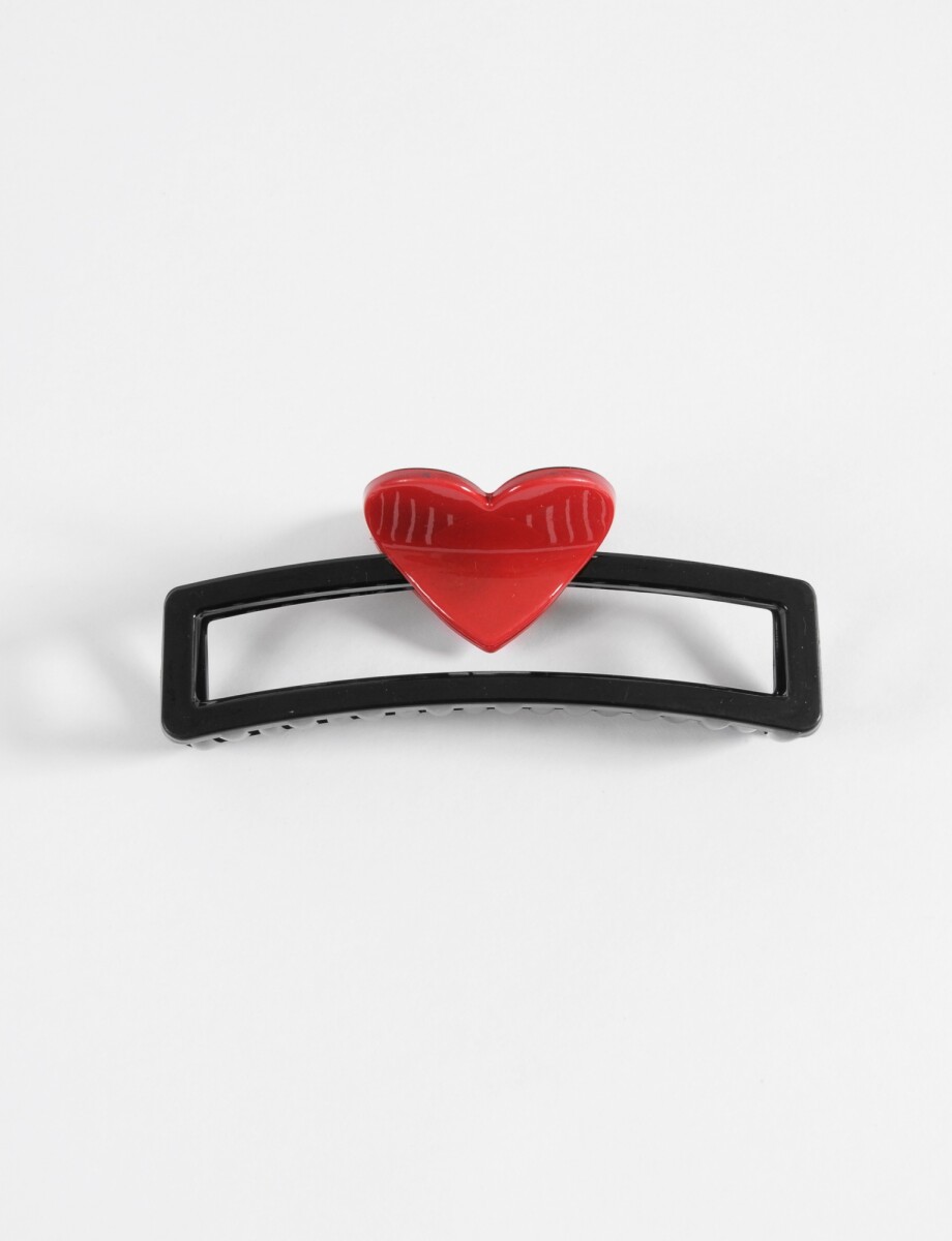 Broche cora - negro 