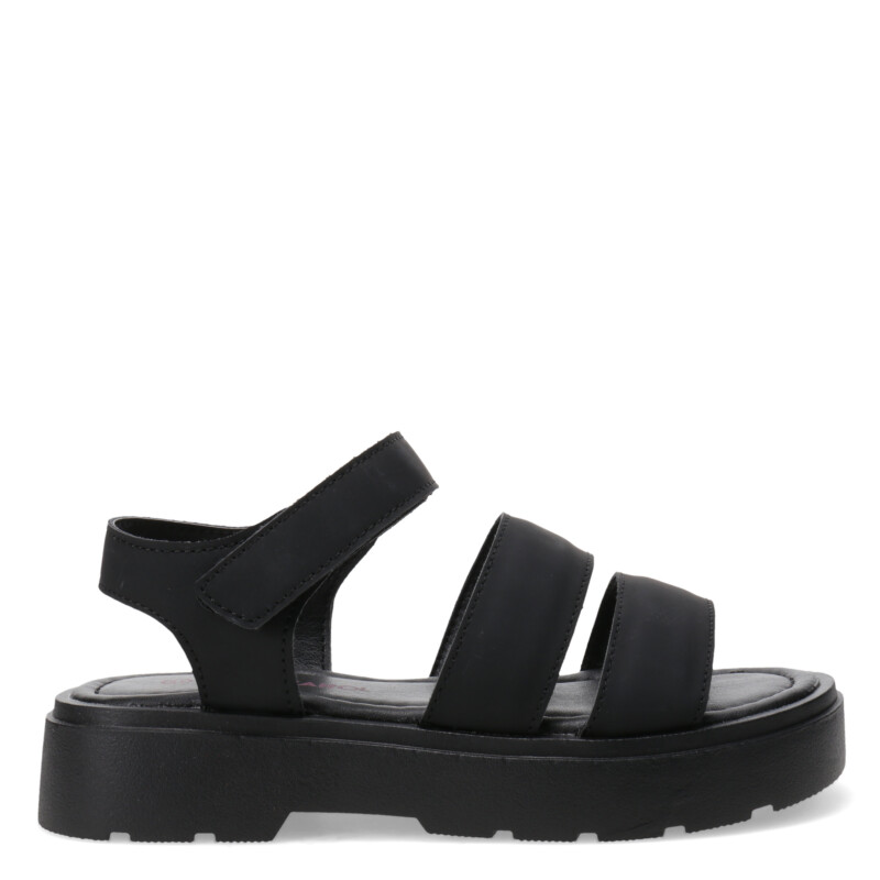 Sandalias de Niña MINI Miss Carol DRAGA con dos tiras Negro