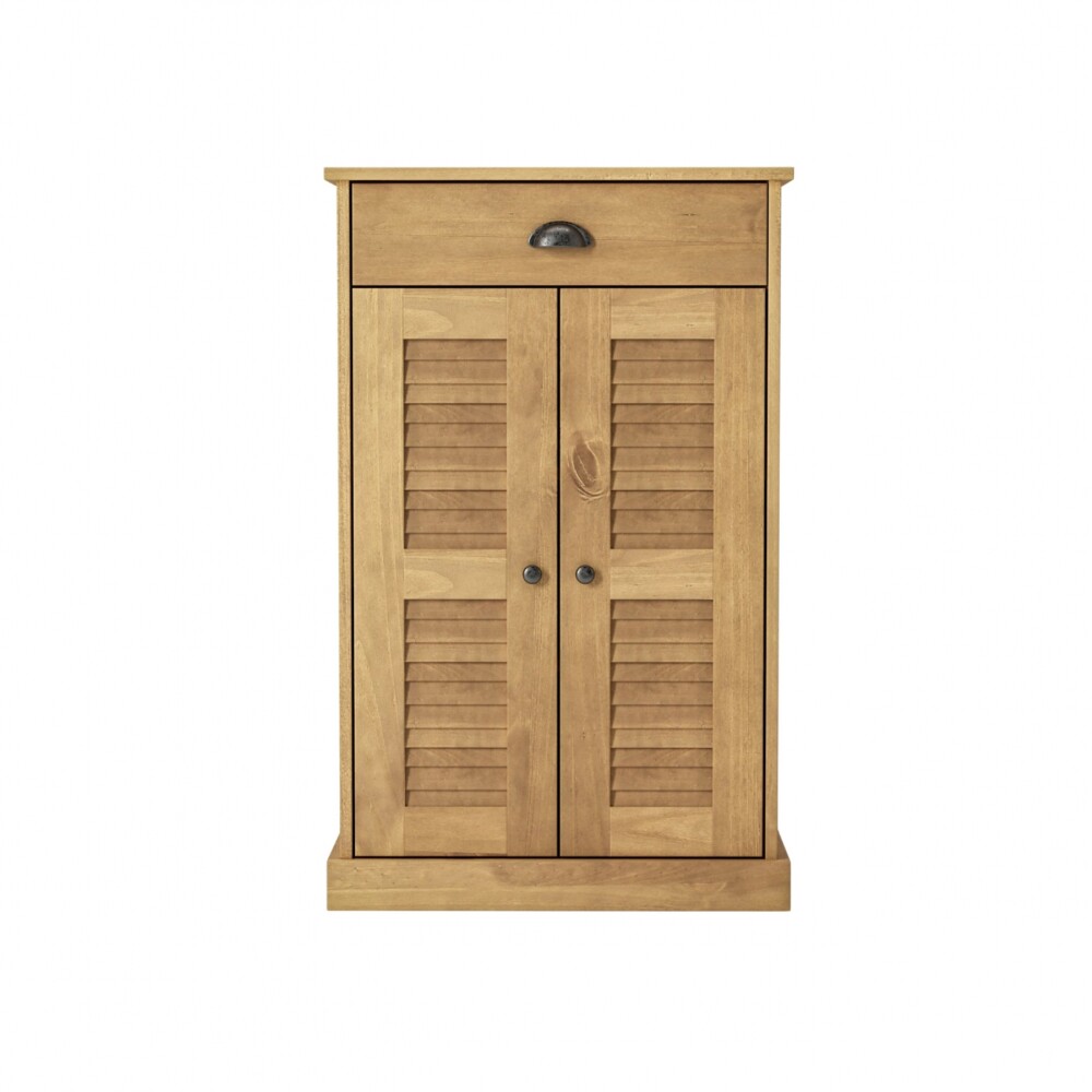 Zapatera - 2 Puertas - 1 Cajón - Línea Valenciana - Natural Zapatera - 2 Puertas - 1 Cajón - Línea Valenciana - Natural