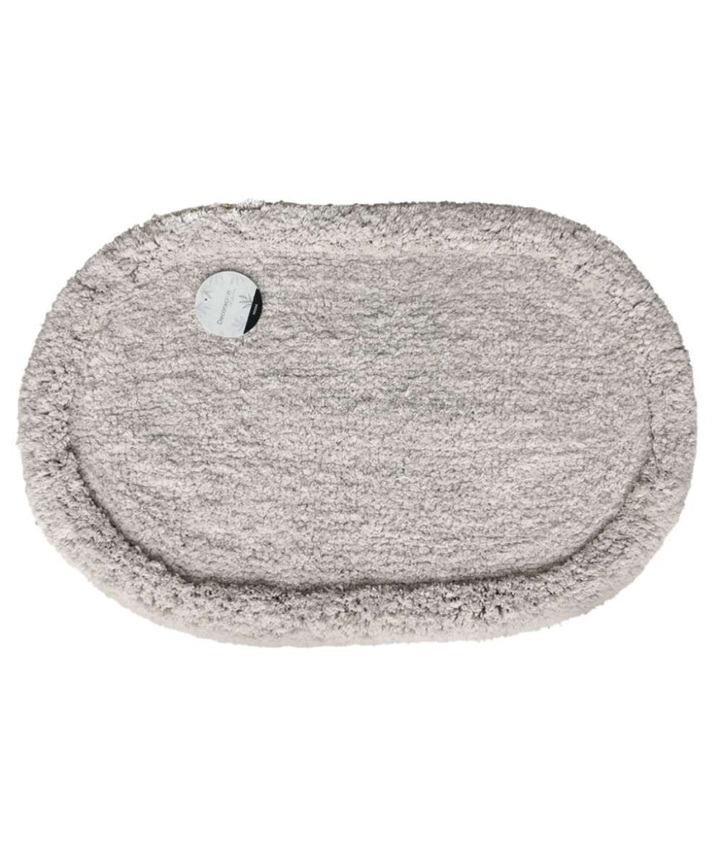 Alfombra Oval 40X60Cm - Dos Texturas Natural 