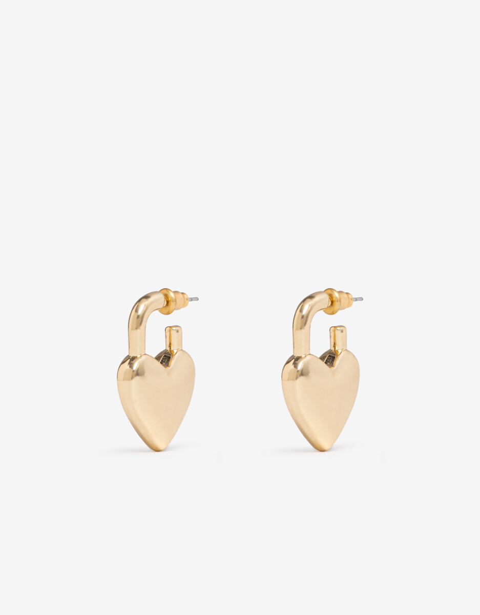 Aros Corazón Metal. 