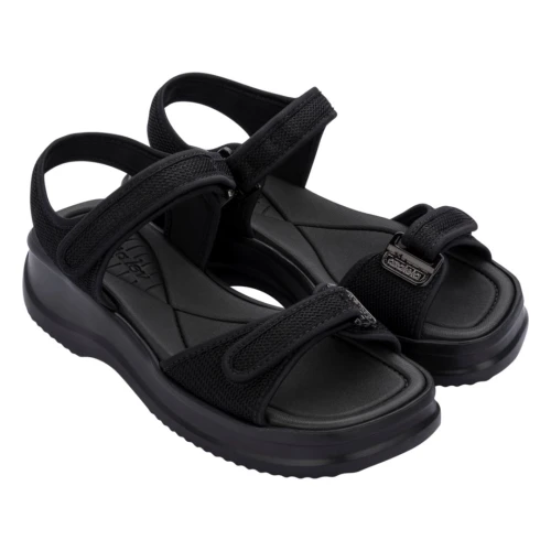 Sandalia Dama C/Velcro Azaleia Negro