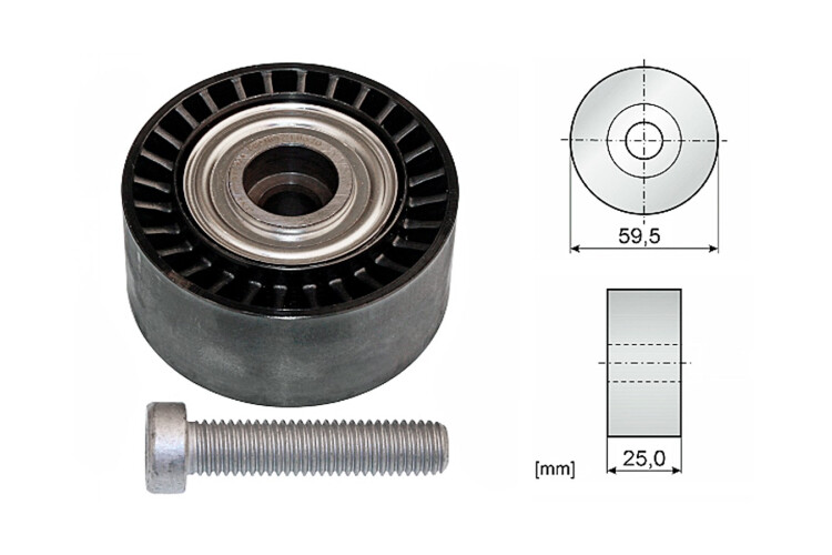 Tensor Guia De La Correa Citroen Berlingo/Xsara Peug 306/Partner/Expert/206 98-25 Tensor Guia De La Correa Citroen Berlingo/Xsara Peug 306/Partner/Expert/206 98-25