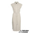 VMMYMILO SL CALF SHIRT DRESS WVN GA Silver Lining
