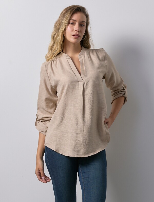 Blusa Solid BEIGE