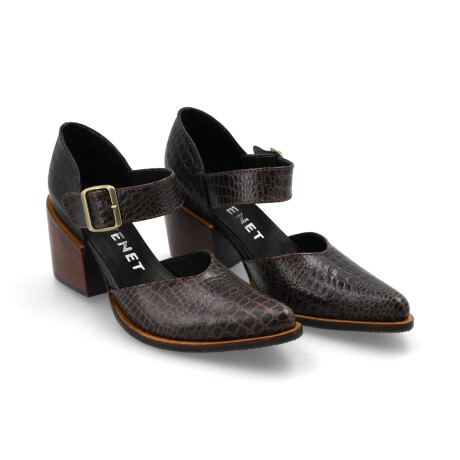 ZAPATO VENET - CUERO MARY MARRON