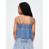 STRAPPY BOW TOP - DNM MEDIUM WASH
