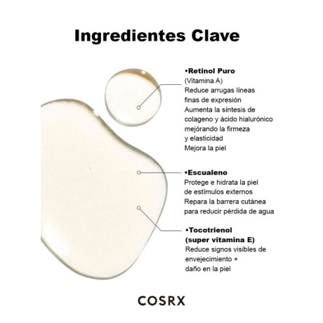 The Retinol 05 Oil Cosrx Serum/Aceite Retinol 05 Vitamina E Y Escualeno 20Ml