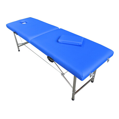 Camilla para Masajes Plegable Aluminio AZUL