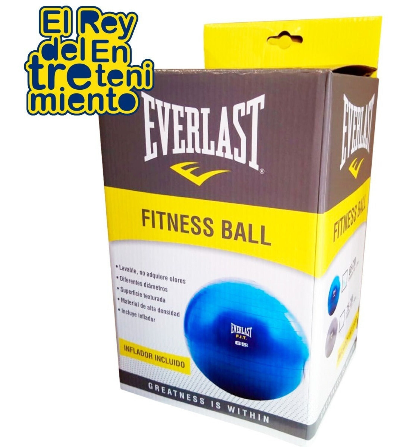 Balon erizo pelota pilates 65 cm + Inflador yoga - SD MED