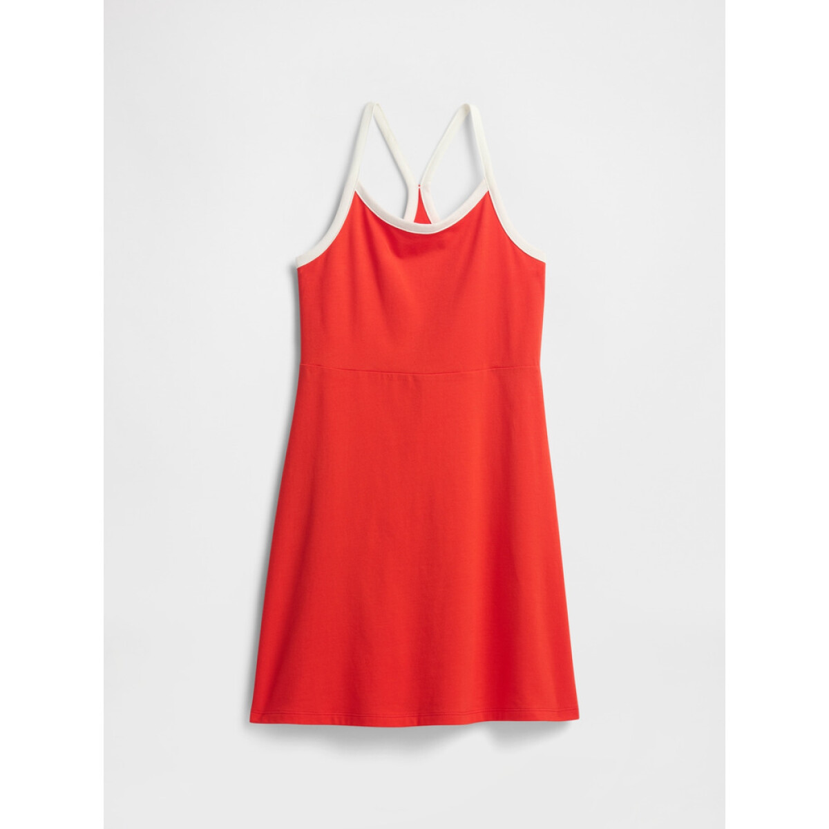 V-OPP EASY KNIT DRESS - POSTER RED 