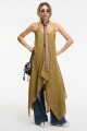 VESTIDO ASIMETRICO Kaki