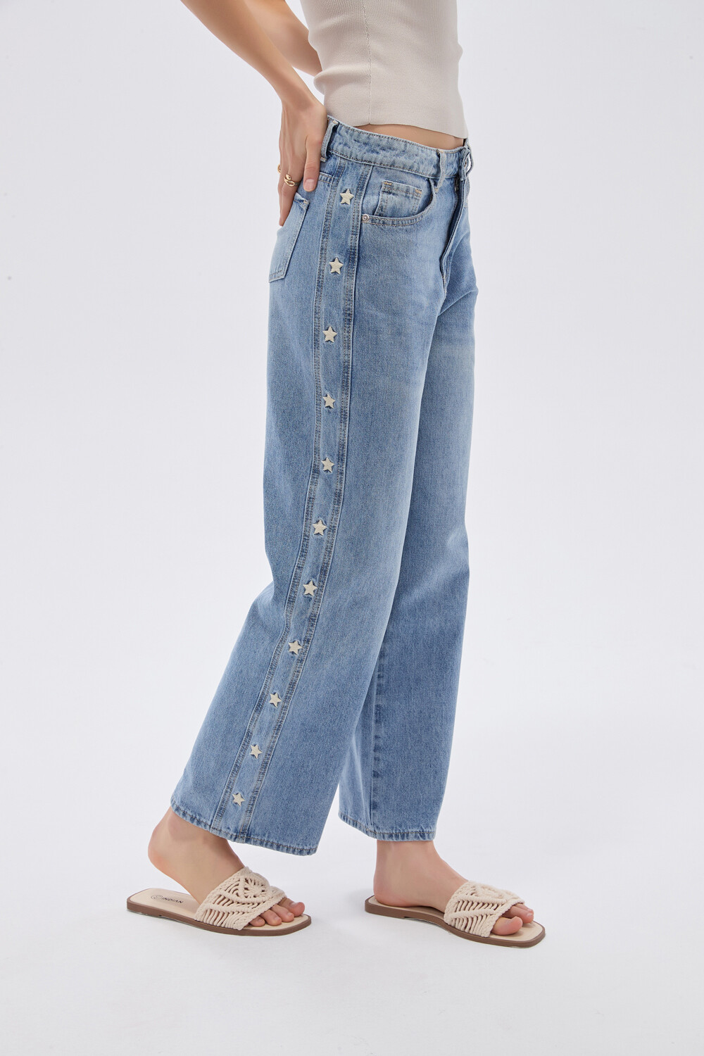 Pantalon Zilo Azul Medio