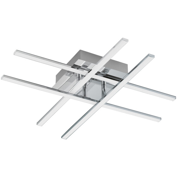 Aplique led techo c/listones cromados 24W LASANA 1 EG0856