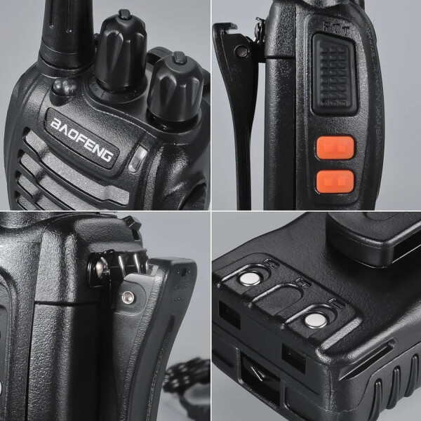 Kit X 2 Handy Baofeng Radio Walkie Talkie Bf888s 16ch Uhf + Auricular Manos Libres Bandas De Frecuencia 16 Color Negro Kit X 2 Handy Baofeng Radio Walkie Talkie Bf888s 16ch Uhf + Auricular Manos Libres Bandas De Frecuencia 16 Color Negro