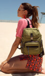 MOCHILA BEIJING ACEITUNA