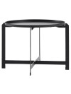 Mesa auxiliar BORRE Ø50xA40 negro Mesa auxiliar BORRE Ø50xA40 negro