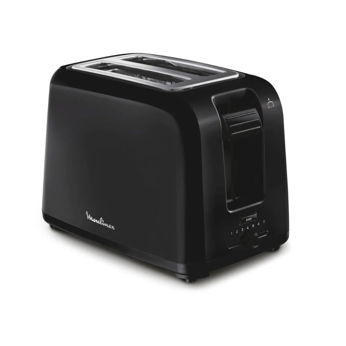 Tostadora Moulinex Vita | 7 Niveles tostado | Función stop | 2 rebanadas anchas | color negra. 