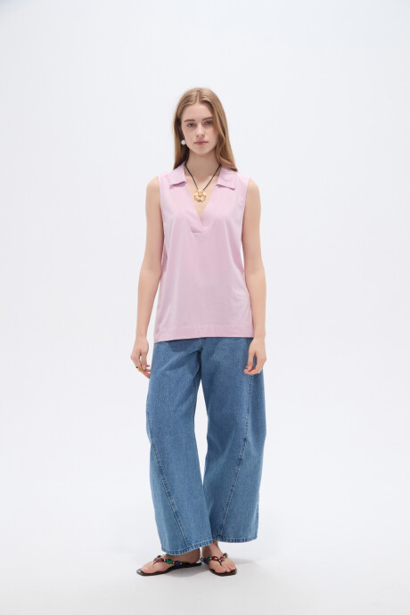 Musculosa Bek Rosa Viejo
