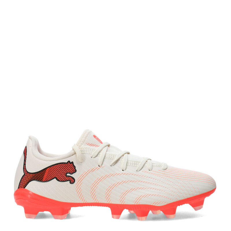 Championes de Hombre Puma Futbol Future 9 Play Fg Beige - Anaranjado