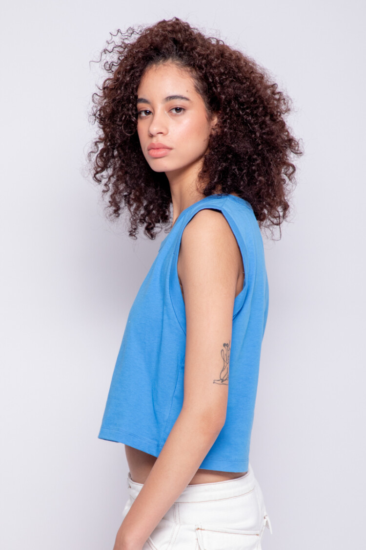 MUSCULOSA LE FREAK Azul Regata