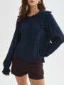 Blusa Narun Azul Marino