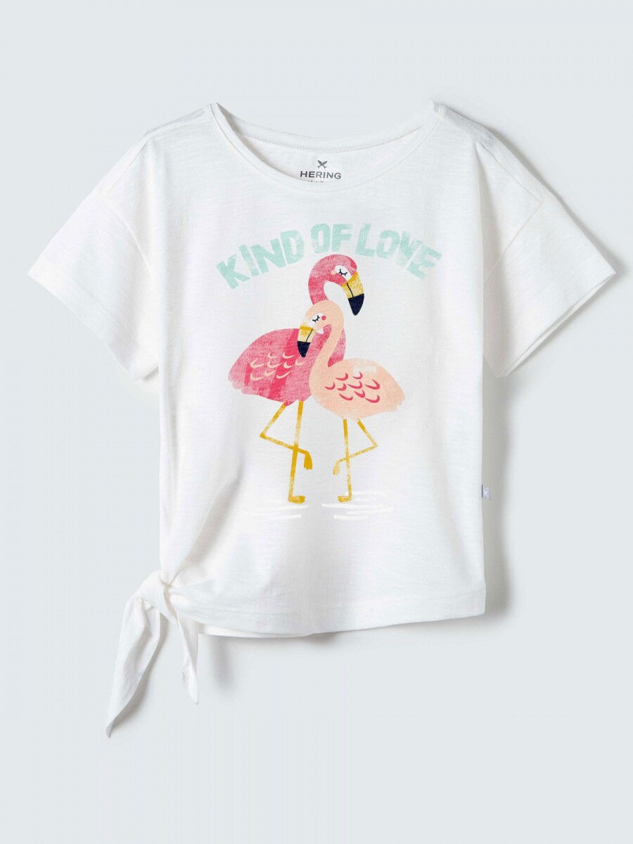 BLUSA INFANTIL ESTAMPADA - BEIGE 