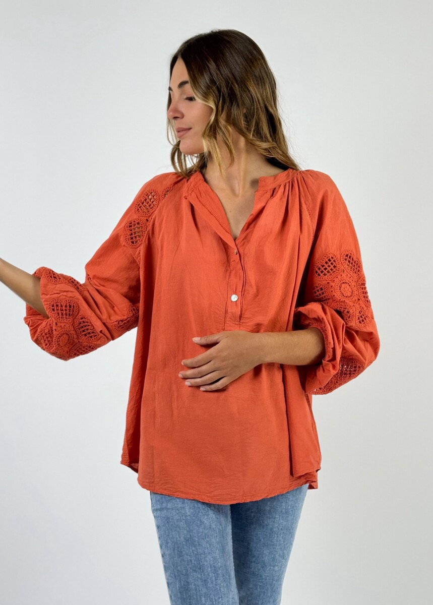 BLUSA BRISA - NARANJA 