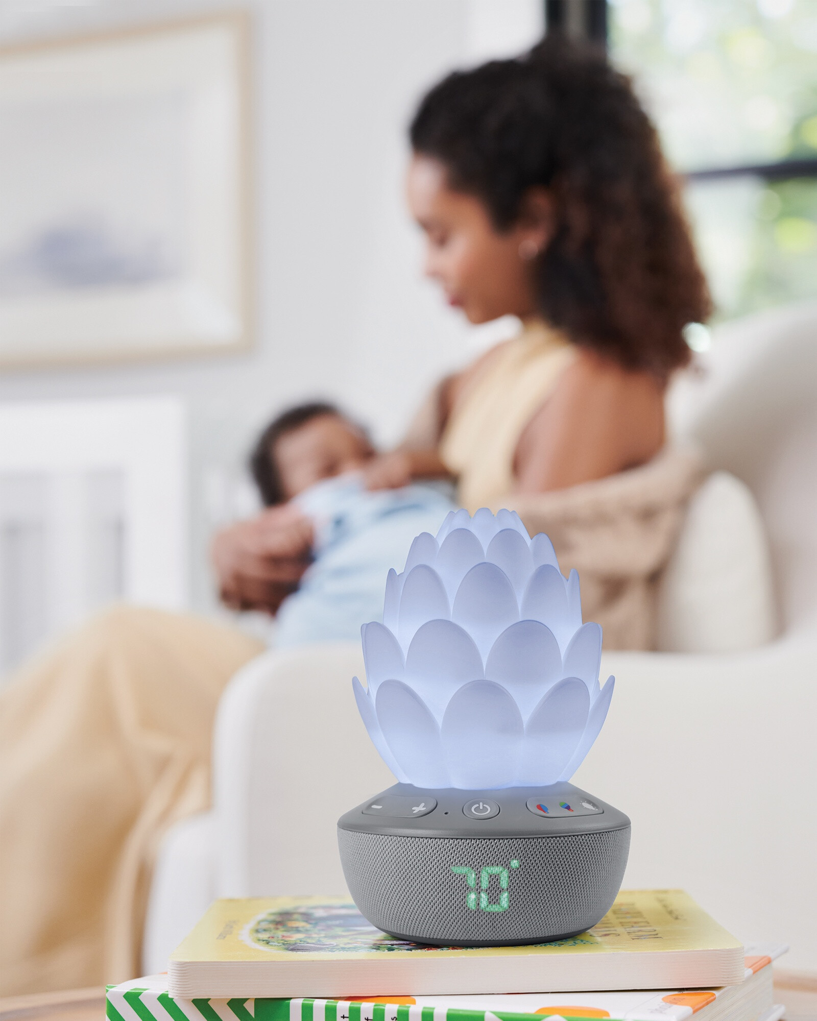 Veladora con sonidos y alerta para bebés Veladora con sonidos y alerta para bebés