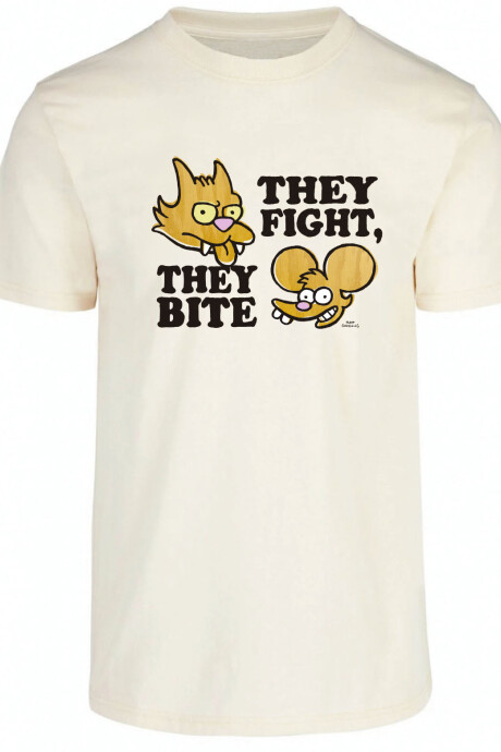 Camiseta Simpsons - Fight bite Camiseta Simpsons - Fight bite