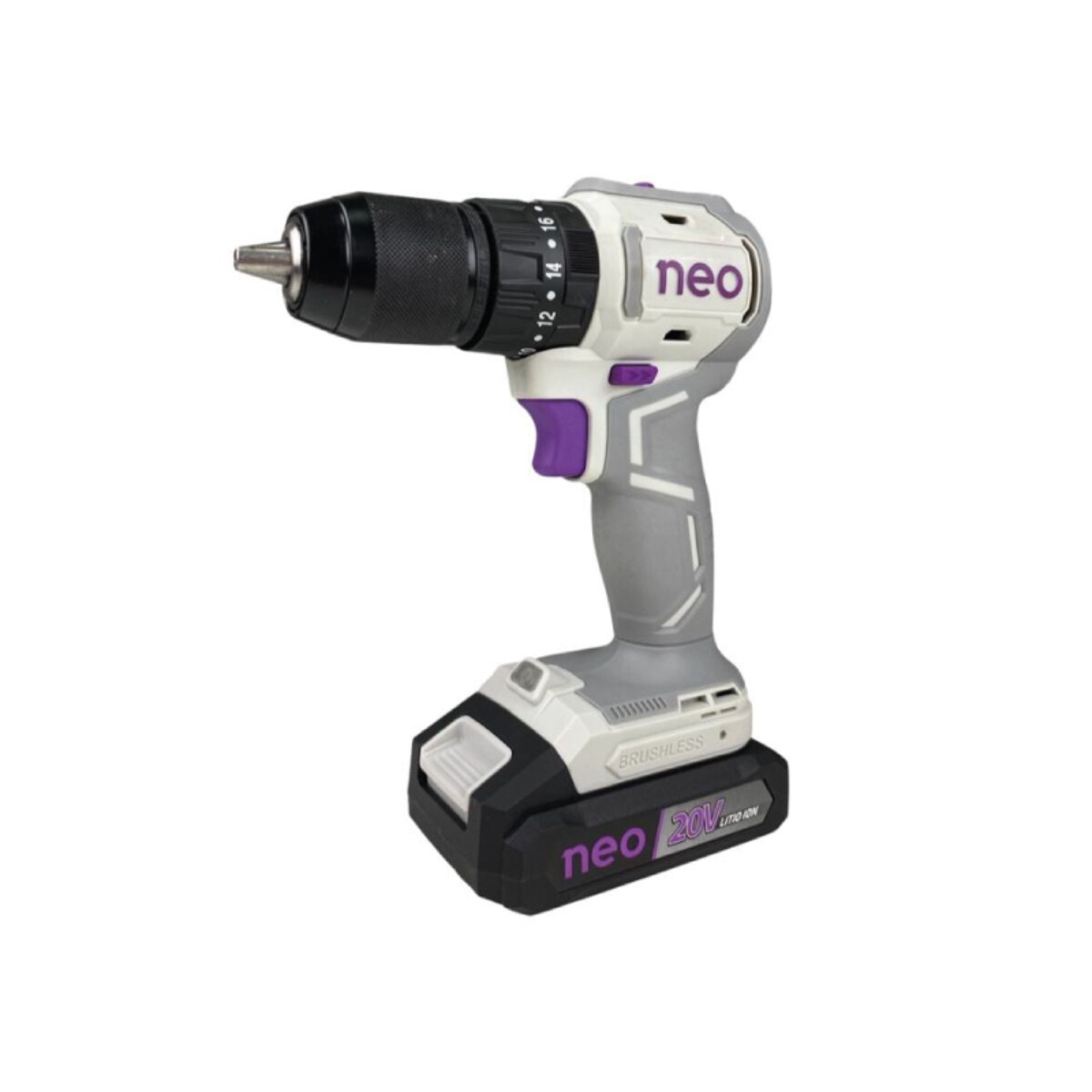 TALADRO NEO PERCUTOR BRUSHLESS 20V TP1013/1/20 + CARGADOR CH20-2.2B Y BATERIA B20-2N 