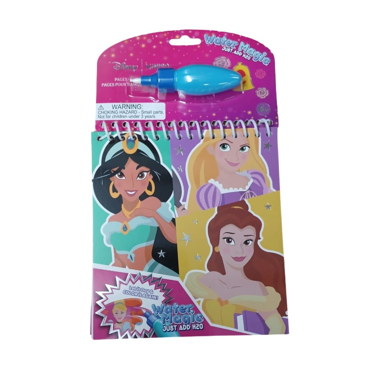 Libro de pintura con agua - Princesas 