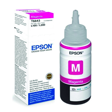 Botella de Tinta Epson a Granel 70ML Color Magenta 001