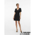 VMMYMILO SS V-NECK DRESS WVN GA NOOS BLACK