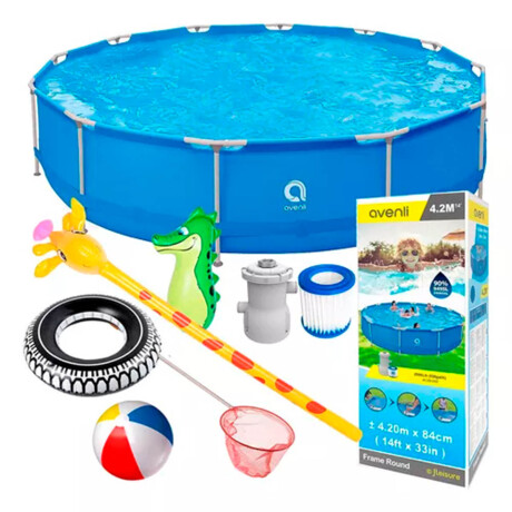 Piscina Jilong Estructural 9495 L 420X84cm C/ Filtro Piscina Jilong Estructural 9495 L 420X84cm C/ Filtro