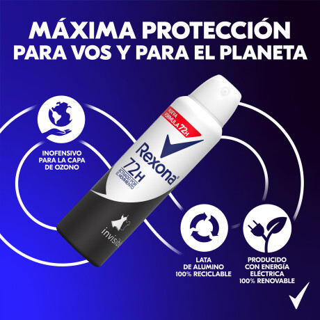 Desodorante Rexona Aerosol Invisible 150ml Desodorante Rexona Aerosol Invisible 150ml