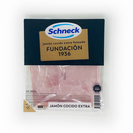 Jamón Fundación Schneck feteado envasado en atmósfera modificada - 200 grs. Jamón Fundación Schneck feteado envasado en atmósfera modificada - 200 grs.