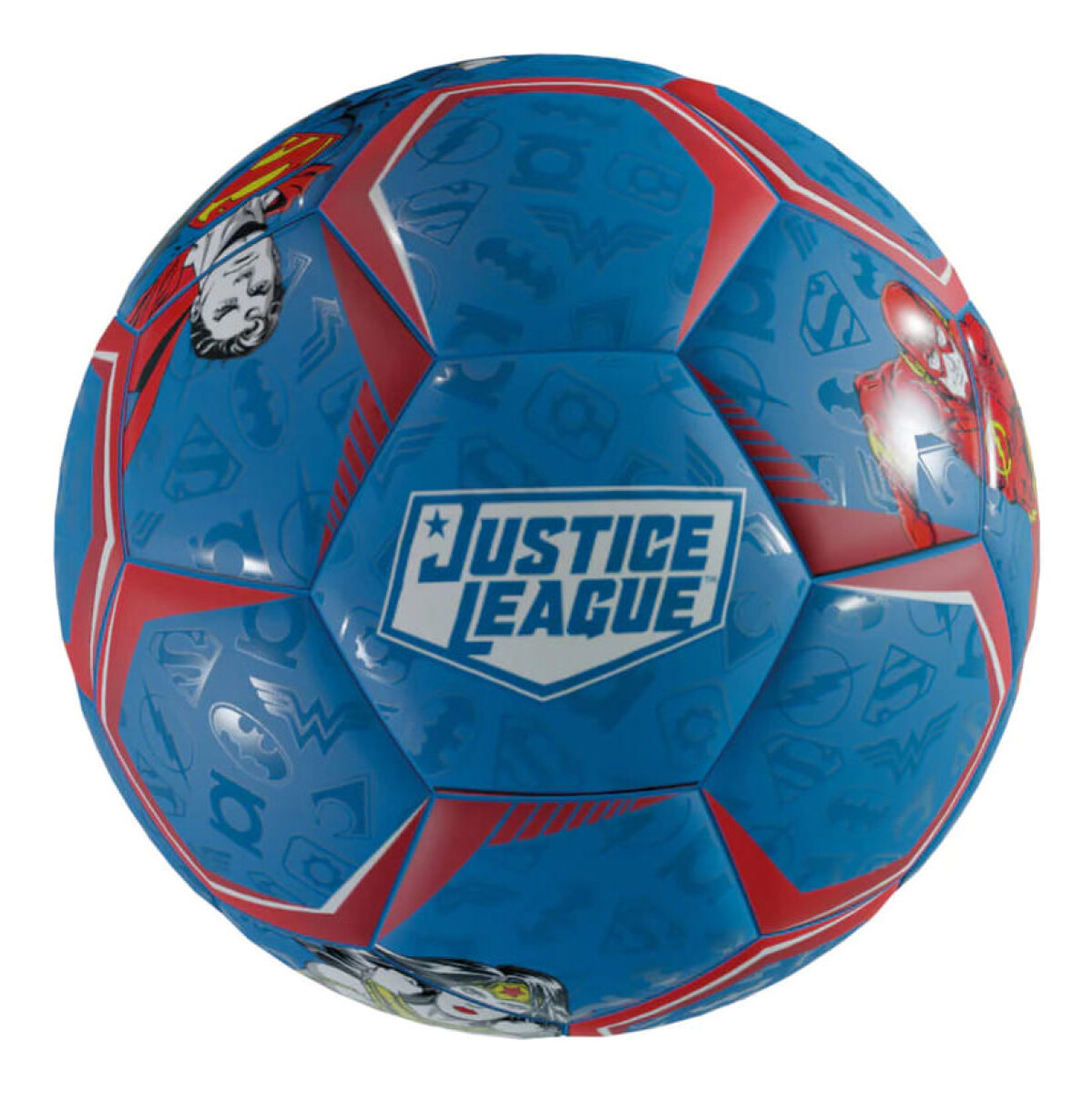 Pelota Liga de la Justicia Justice League - Azul - Rojo 