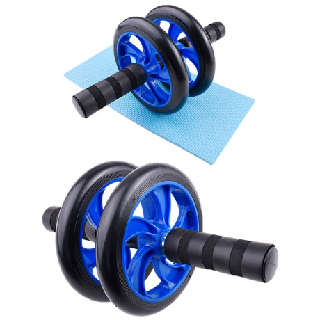 Set X 6 Ruedas Abdominal Hand Grip Expert Fitness Azul