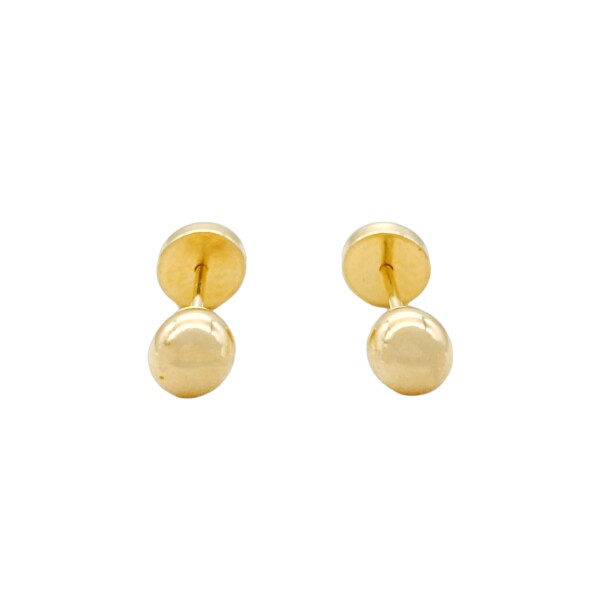 Abridores Bolitas-Oro Bajo-Sin Piedra-AB8011 Sinpiedra