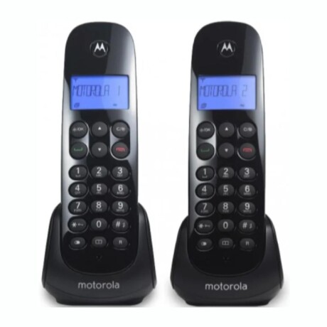 Teléfono Fijo Inalámbrico MOTOROLA M700-2 Ramal X2 - Negro Teléfono Fijo Inalámbrico MOTOROLA M700-2 Ramal X2 - Negro