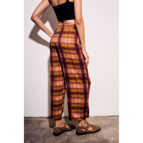Pantalon Cuadros Multi