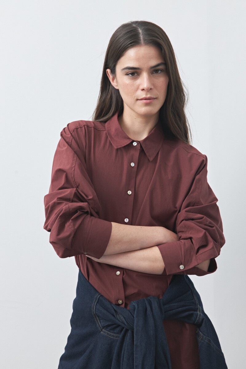 CAMISA CHRISTA Borra de Vino