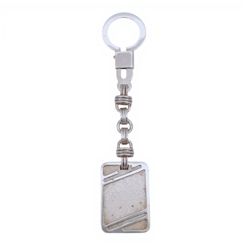LLAVERO LISO PARA GRABAR - PLATA plateadouniforme
