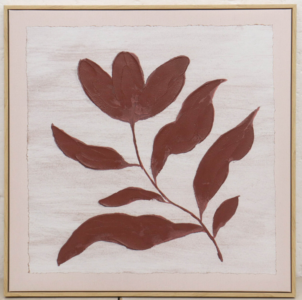 CUADRO - LEAF II, 60X60, VIOLETA PAPEL H1GCA250909B 