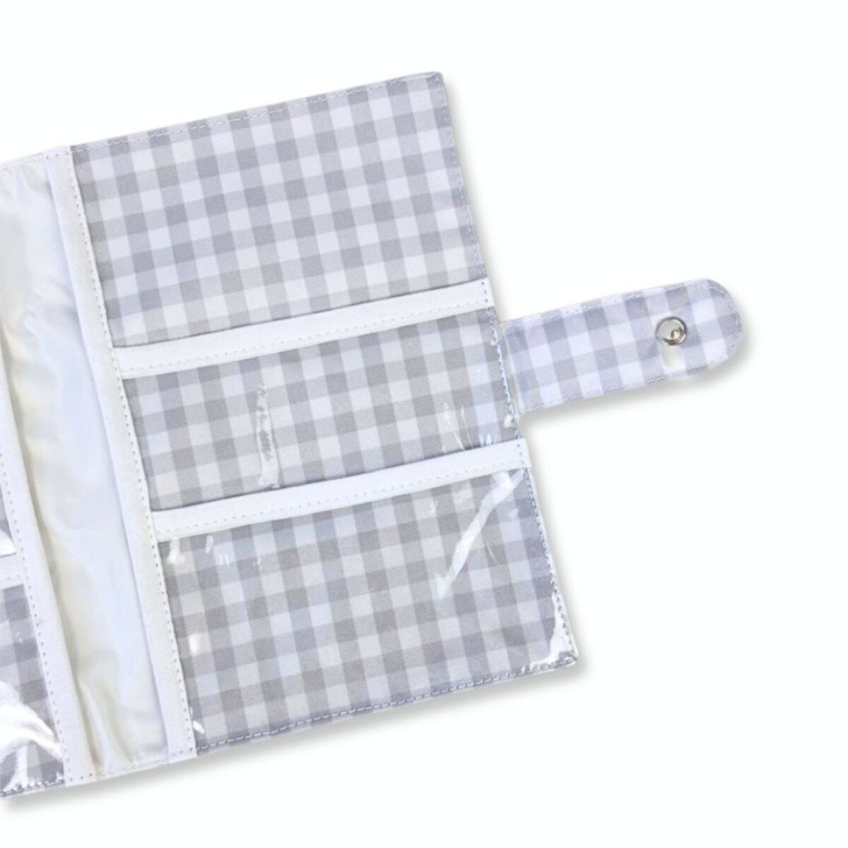 Organizador Carnet Pediátrico - Vichy Gris 