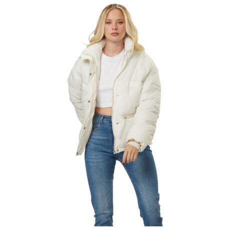 Campera de Nylon UFO Swiftie Blanco Blanco