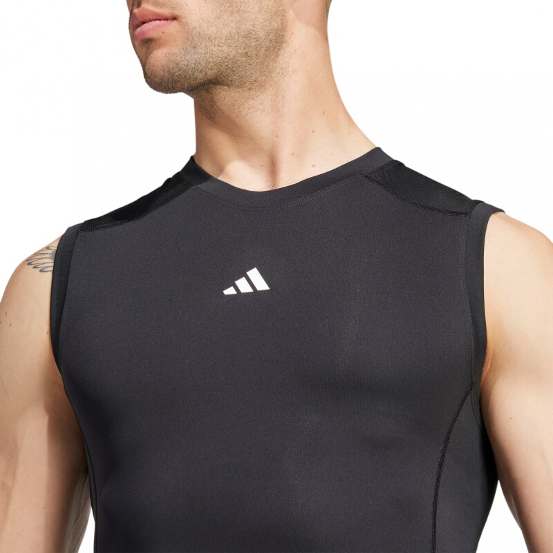 Musculosa de Compresión adidas de Entrenamiento Black
