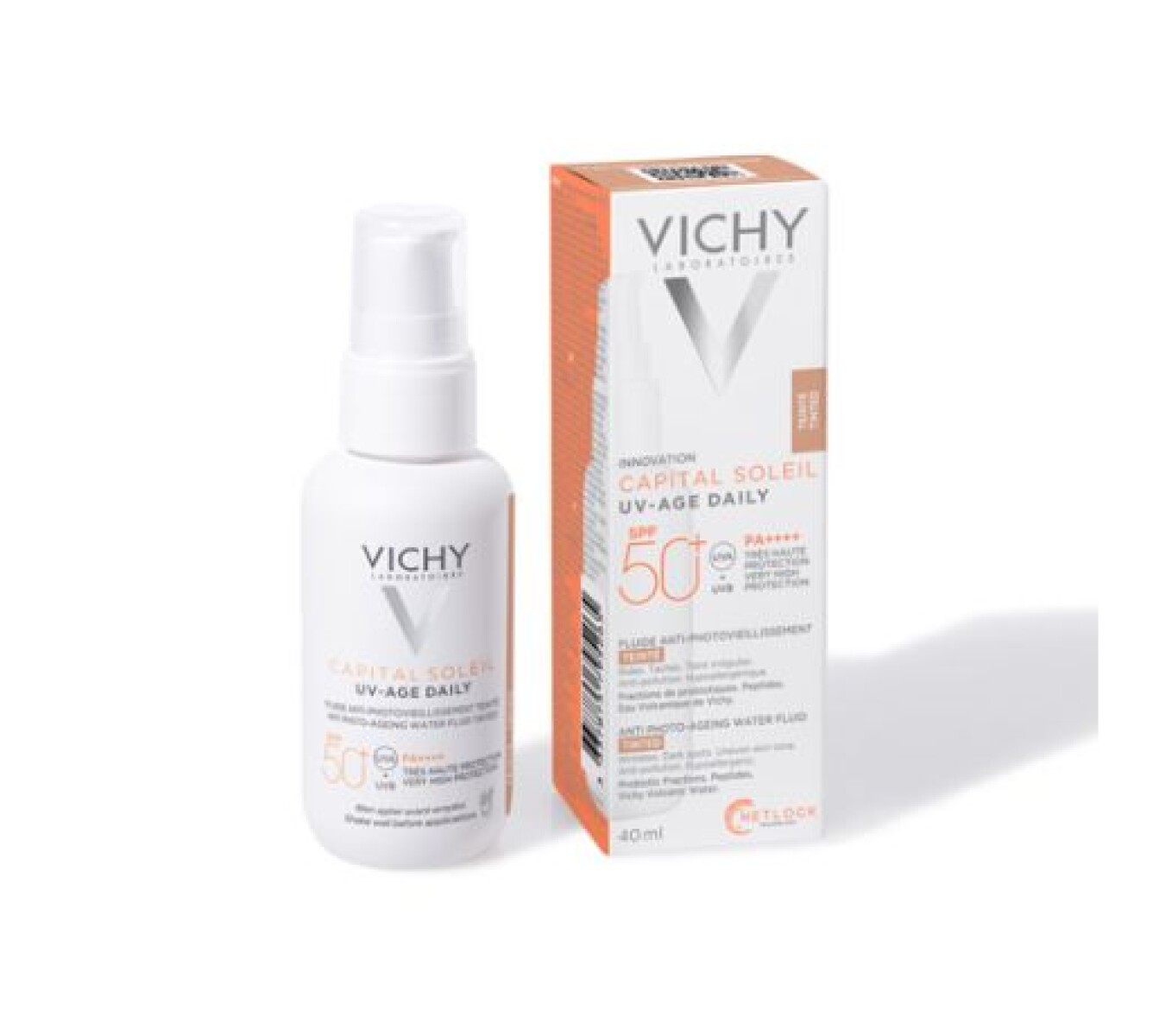VICHY PROTECTOR SOLAR CAPITAL SOLEIL AGE DAILY CON COLOR 40ml 