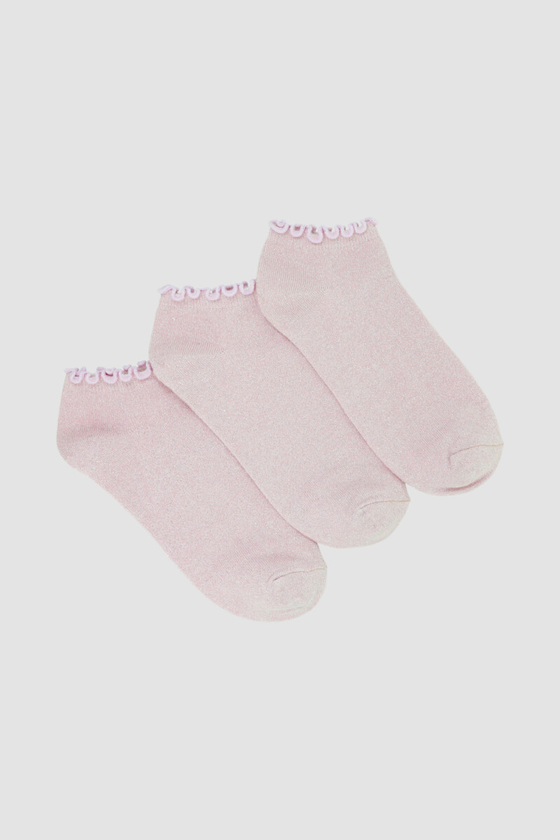 Pack x3 plantinas volado y lurex - Iris lila 
